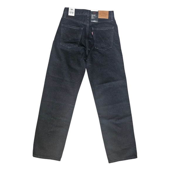 Levi's Black Dad Denim Jeans Size 25x30 - Picture 2 of 13